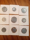 Nicaragua  Lot Of 9 Assorted Antique Coins   7 