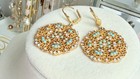 Joan Rivers Brooch   10kp Necklace   Gold Filigree Earrings