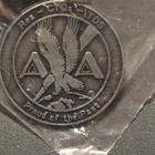 Vintage American Airlines Key Chain Ring Metal