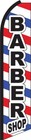 Barber Shop 15  Tall Swooper Flag   Pole Kit Feather Super Banner