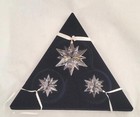 Swarovski 2017 Star 3-piece Christmas Ornament Set Crystal Mib