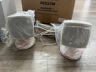 Vintage 2001 Nib Altec Lansing Acs33w Computer Speaker Surround System Subwoofer