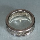 Vtg 1997 Tiffany   Co  925 Sterling Silver 1837 Unisex Concave Band Ring Size 6