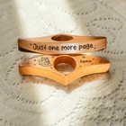 Personalised Book Page Holder Just One More Page Custom Wooden Thumb Page Xmas