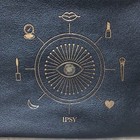Ipsy October 2020 Black Gold Magic Halloween Zip Cosmetic Make-up Travel Bag