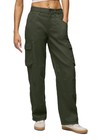Prana Stretch Zion High Rise Cargo Women s Hiking Pants  Spruce  10x31