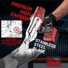 Cordless Sheet Metal Cutter Compatible With Milwaukee 18v Battery  Red