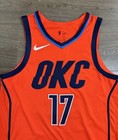 Okc Game Worn Jersey Dennis Schroder Nba Meigray Coa Sp  cial   dition Thunder