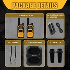 Waterproof Walkie Talkies   Long Range 2-pack   Heavy Duty   Sos   Noaa Weather