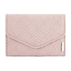Rj Displays-soft Pink Travel Jewelry Organizer Roll Bag     Foldable Soft