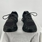 Women s Black Leather Upper Asics Frequent Trail Running Shoes 9 5m 1012a022