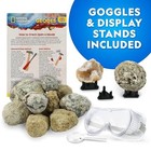 Premium Geode Science Kit For Kids - Break Open 15 Geodes  Stem Learning Fun