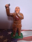 Rare American Metal Am6 Soldier W  Gassed Or Shot In Neck