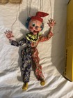 Original Vintage Pelham Clown Marionette Puppet Doll In Original Box Rare