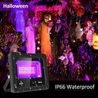 100w Led Uv Black Light Powerful Uv Spotlight Ip66 395nm Uv Lamp Fr Halloween Us