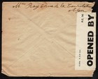 Algeria To Switzerland  1943 Censor 240   2 50c Dk Red Sc 50   Pair 1 5f Car  Rd