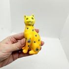 Vtg Franklin Mint Curio Cabinet Cat Galle Porcelain Abstract Figurine Rare Htf