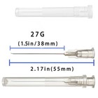 100pack 27ga 1 5 Inch Needle Luer Lock Lab Dispensing Accessories 27g 1 5inch 