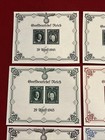 Adolf Hitler Eva Braun Wedding Stamps Set Of 6 Nazi Third Reich Ww2 Wwii German