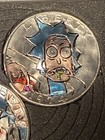 Rick   Morty      2 Coin Set Hand  Engraved Hobo Coin Quarters  1974      