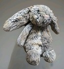 Jellycat London Bashful Bunny Woodland Brown Gray  8  Huggable Plush Toy 