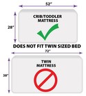 Everything Kids Dinosaur 4 Piece Toddler Bedding Set  Comforter  Fitted Sheet