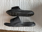 Adidas Originals Alphabounce Slides Unisex Sandals Black On Black Mens Sz 7