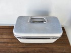 Samsonite Silouette Luggage White  Cosmetic Train Case Vintage Tray Vg