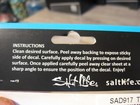 Salt Life Decal - 12  Medium Surface Mount Sticker - Flip Flops - Teal Sad917