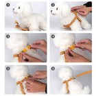 Pets Puppy Harness Collar   Leash Set No Pull For Small Medium Dogs Cats Xs-m