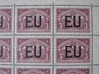 1923 Columbia 3 Peso Violet O p  eu  Complete Sheet  Good Mnh  Cat   1875 