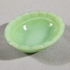 Jadeite Jadite Green Glass Miniature Hen On Nest Salt Cellar Trinket Dish
