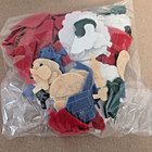 Bucilla Santa Friends Felt Sequin Bead Christmas Set 6 Ornament Kit 83978 Read