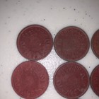 21 Colorado Retail Sales Tax Tokens  Red W  Imprint On Both Sides  See Pictures 