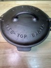Fully Restored Griswold  7 Slant Logo Tite Top Baster Dutch Oven Sits 100  Flat