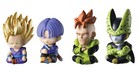 Dragon Ball Z Machiboke 4 Complete Set Of 4 Gohan Trunks Android 16 Cell Bandai