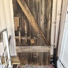 Antique Primitive Barn Door - Back Door - Gate - Wood -with Hinges - W27 X 67 H