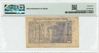 1863 10 Cents Milledgeville  Georgia Obsolete Note Pmg Vf35 Advertisement Back