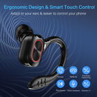 Wireless Bluetooth Earphones Ear Clip Headphones Sport Gym Earbuds Stereo Mic Us