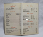 Vintage Wine List From Carte Des Vins New Orleans 1960 s Wine Menu