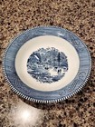 Currier   Ives By Royal China In Original Box W  2 Soup Bowls   2 Bread Plates