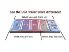 Mobile Hot Dog Cart Trailer Food Concession Vending Kiosk Stand  