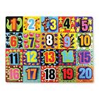 Melissa   Doug Jumbo Numbers Wooden Chunky Puzzle  20 Pcs 