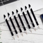 12 Pieces Black Ballpoint Pen With Stylus Tip  2 In 1 Stylus Pen  Premium Metal