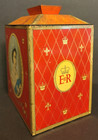 Vintage 1953 Queen Elizabeth Ii Coronation Souvenir Tin - Bisland Bros  Glasgow