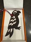Hermes Petit H Parrot Charm Fashion Accessory Jewelry Pink Genuine Rare