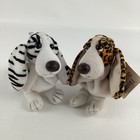 Applause Hush Puppies Animal Print Lot Puppy Dogs Plush Stuffed Toy Vintage Tags