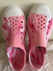 Converse All Star Kids Slip-on Casual Shoes Pink white Marbled Us 3 Low Top