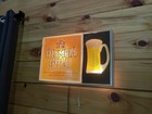 Vintage Olympia Gold Light Beer 1970   s Light Up Sign W  Working Bubbler