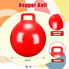Kids Bouncy Hopper Ball With Handle Jumping Hopping Exercise Balls For Toddlers 